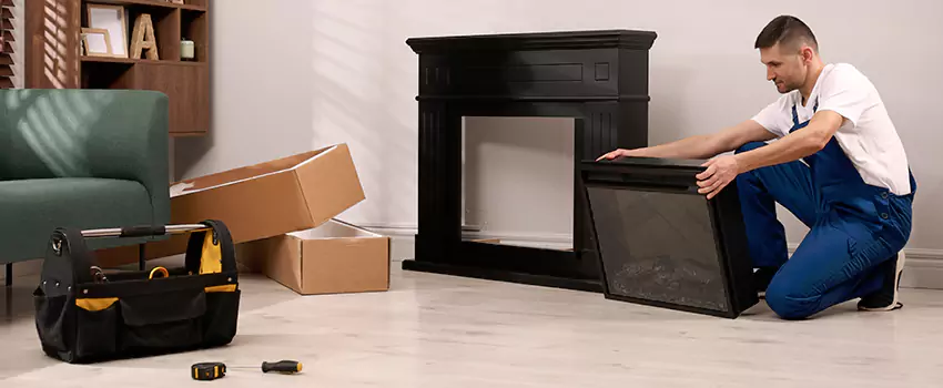 Old Rusted Metal Fireplace Repair And Replacement in Maumelle, AR