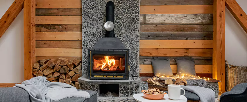 Thelin Hearth Products Direct Vent Gas Stove Fireplace Inspection in Maumelle, Arkansas
